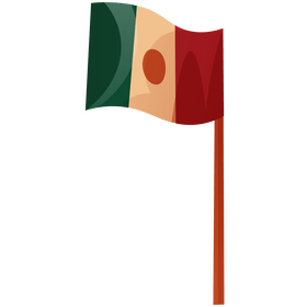 Mexico flag clipart