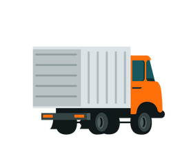 Delivery truck clipart