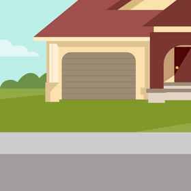 House garage vector