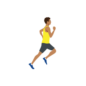 Running man clipart