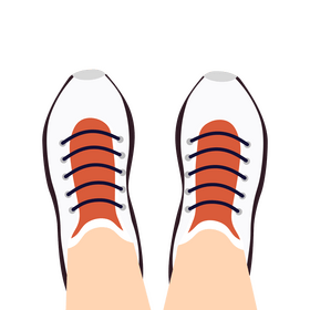 Shoes top view clipart