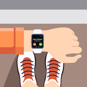 Smart watch vector