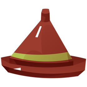 Moroccan lamb tagine clipart