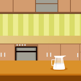 Kitchen illustration vector