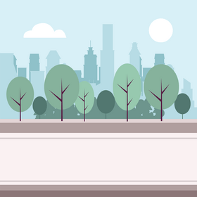 Skateboard park vector