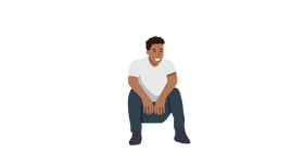 Happy man clipart