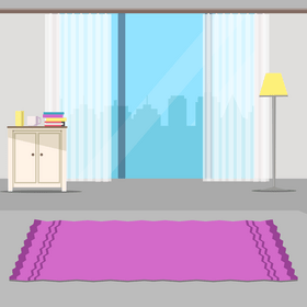 Apartment room illustration vector