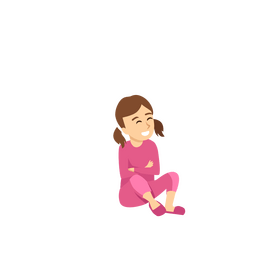 Child girl clipart