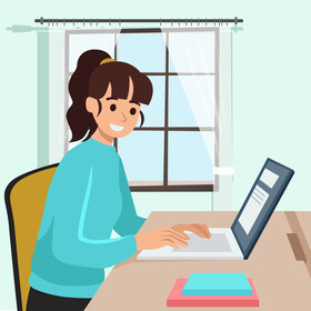 Online course vector