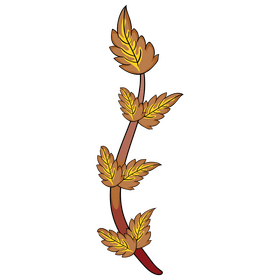 Yellow leaf clipart