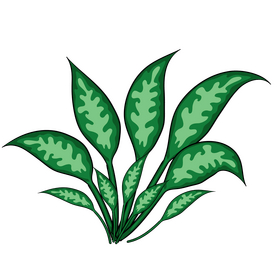 Green leaves clipart