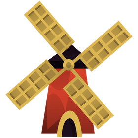Windmill clipart