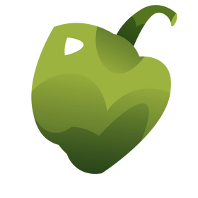 Green pepper clipart