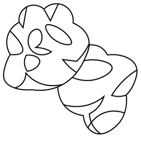 Raspberry black and white clipart