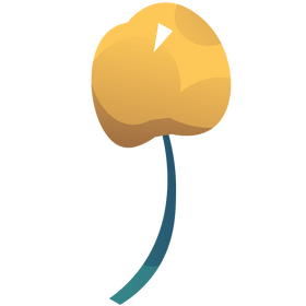 Yellow cherry clipart