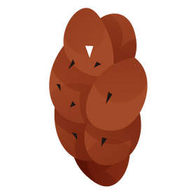 Bread pigtail clipart