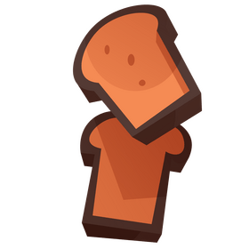 Bread toasts clipart
