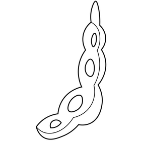 Peas black and white clipart