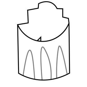 Chocolate candy black and white clipart