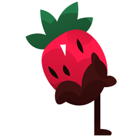 Chocolate strawberry clipart