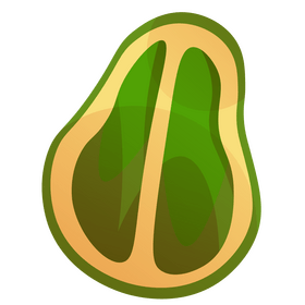 Pomelo citrus fruit clipart