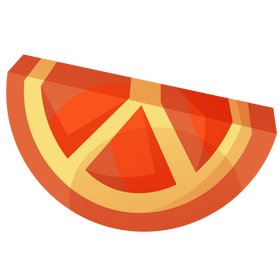 Citrus slice clipart