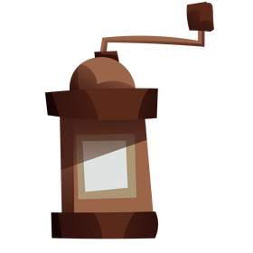 Coffee grinder clipart