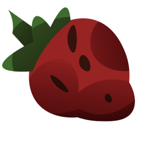 Strawberry cartoon clipart