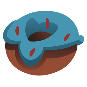 Donut cookie clipart