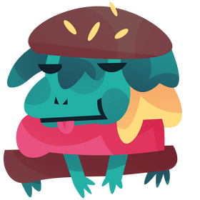 Cartoon burger clipart