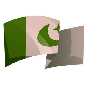 Pakistan flag clipart