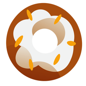 Halloween donut clipart