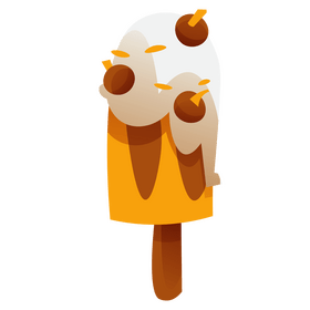 Halloween ice cream clipart