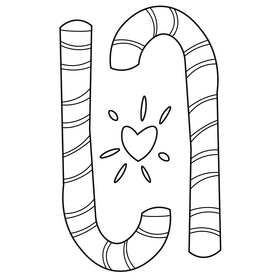 Halloween sweets black and white clipart