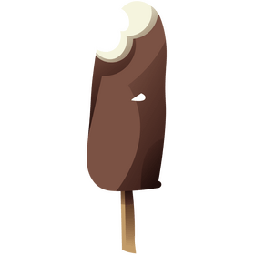 Ice cream bite clipart