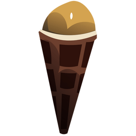 Milk ice cream clipart