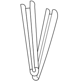 Christmas cinnamon sticks black and white clipart