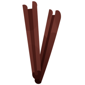 Christmas cinnamon sticks clipart