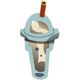 Cocktail milk clipart