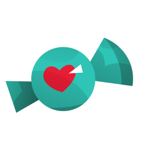 Christmas candy clipart