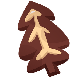 Christmas tree cookie clipart