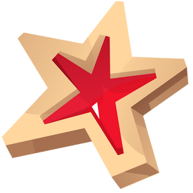 Christmas star clipart