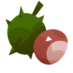 Chestnut clipart