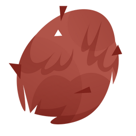 Coconut flat cartoon clipart