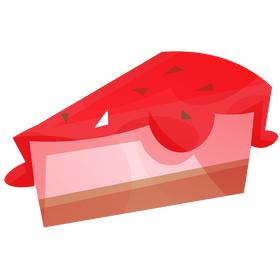 Jam pie slice clipart
