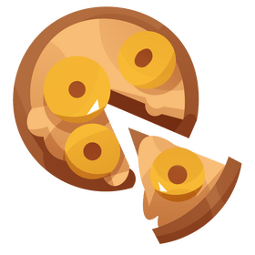Pizza hawaiian clipart
