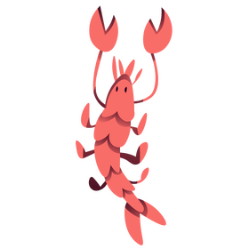 Seafood lobster clipart