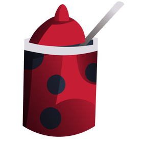 Sugar bowl clipart
