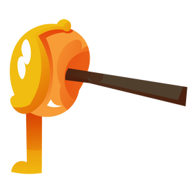 Caramel apple candy clipart