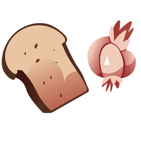 Ukrainian bread clipart